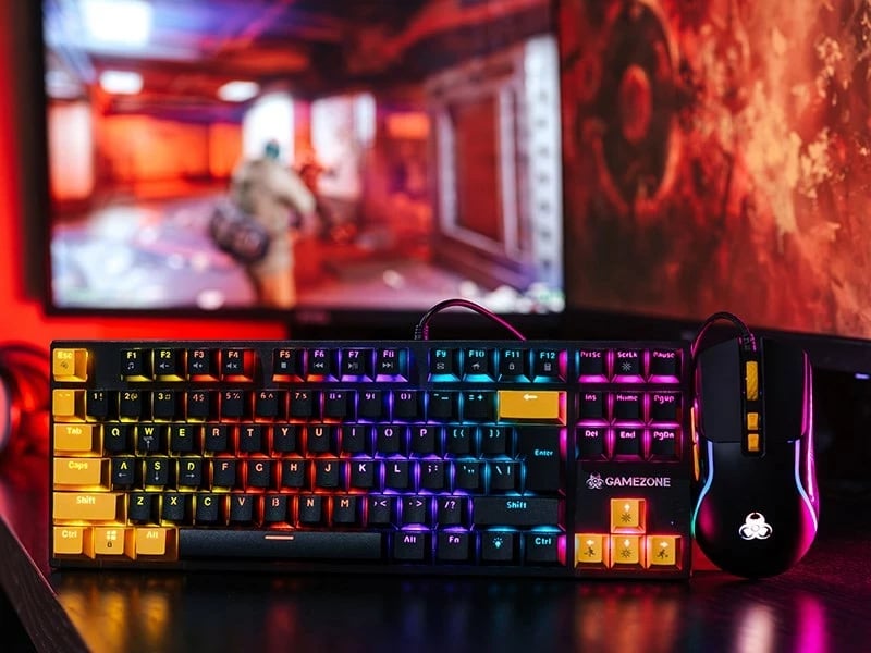 Set tastierë mekanike dhe maus Tracer GAMEZONE HORNET87, USB, i zi Set tastierë mekanike dhe maus Tracer GAMEZONE HORNET87, USB, i zi