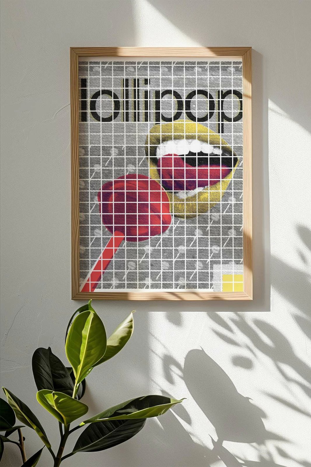 Pikturë dekorative me kornizë, shumëngjyrëshe, Wallity Popkare12, 33x48cm