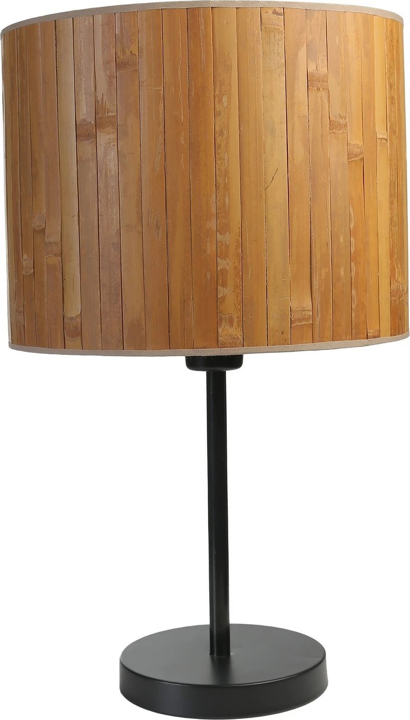 Set llambë tavani dhe llamba tavoline Opviq, 8870-1, ngjyrë druri dhe e zezë