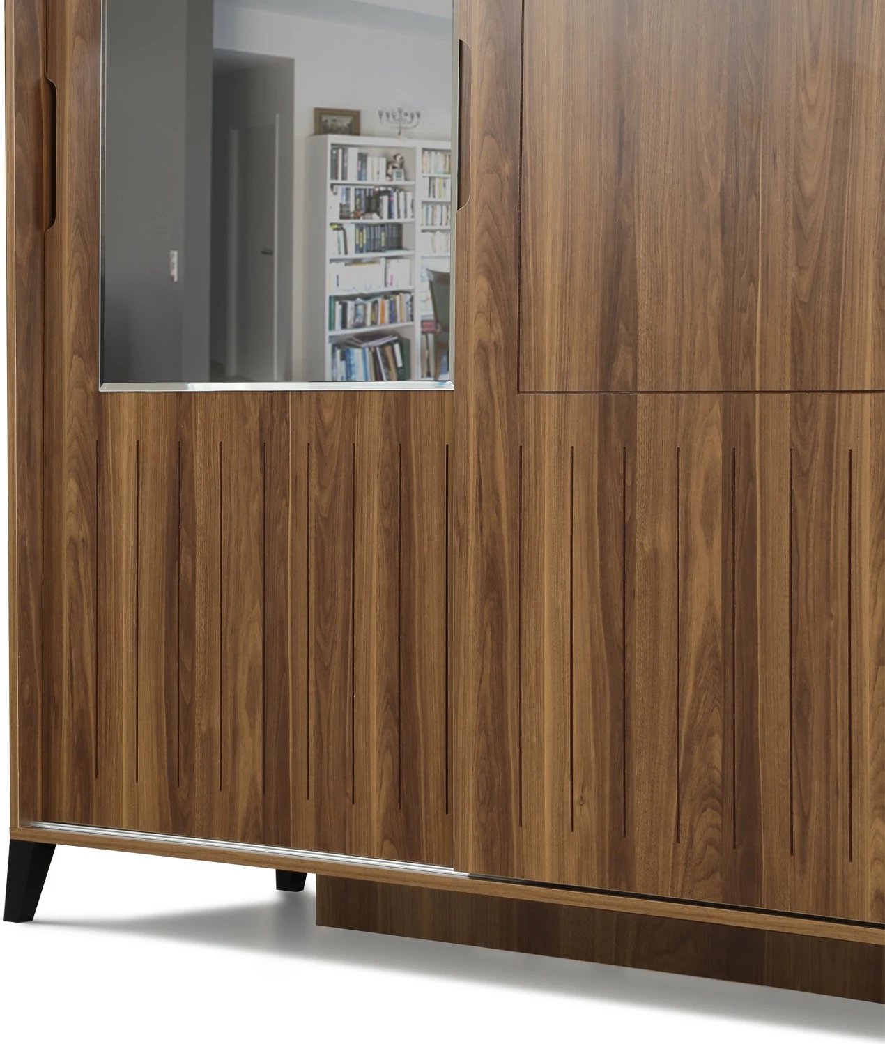 Dollap Hanah Home, Pasific Home Fuga 130, ngjyrë arre, me pasqyrë