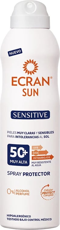 Spray mbrojtës nga dielli ECRAN Sun Lemonoil Sensitive Protective Spray SPF50+, 250ml