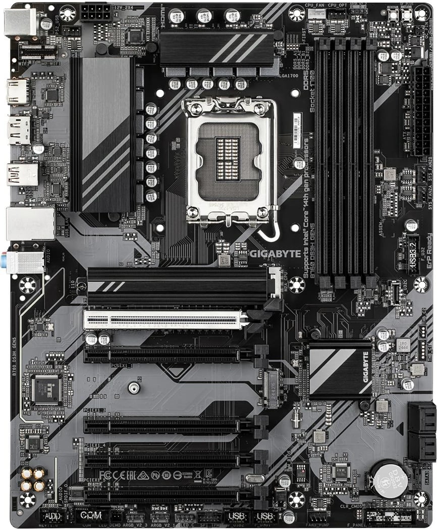 Pllakë amë Gigabyte B760 DS3H GEN5, ATX, Socket 1700