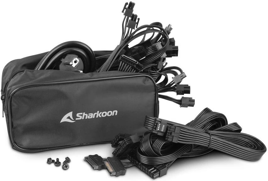 Furnizues energjie Sharkoon REBEL P30 Gold 850W, ATX3.0, i zi