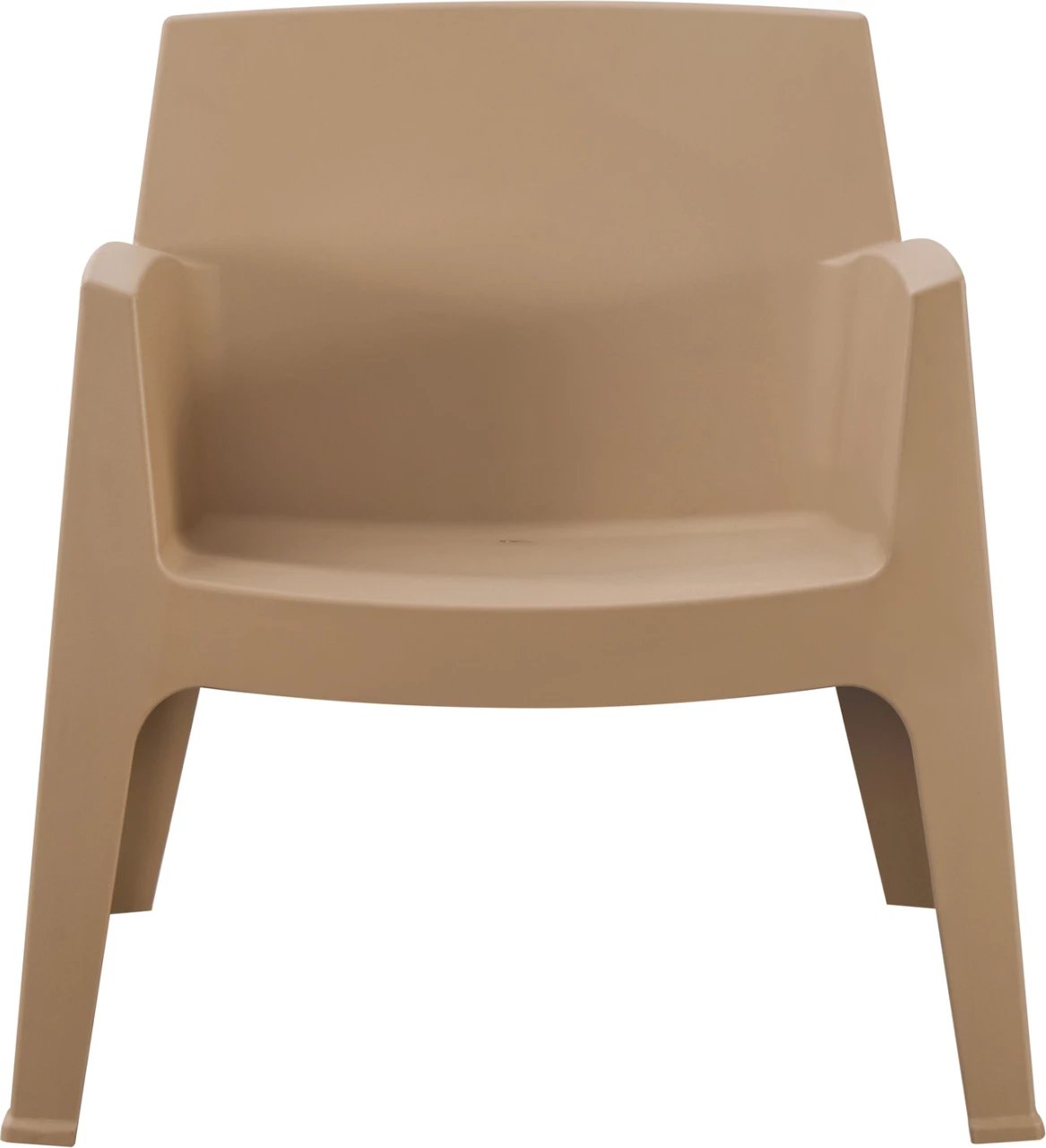 Karrige lounge polipropileni SLEEK, ngjyrë kapuçino, FH6365.03, 62.5x48.5x73cm