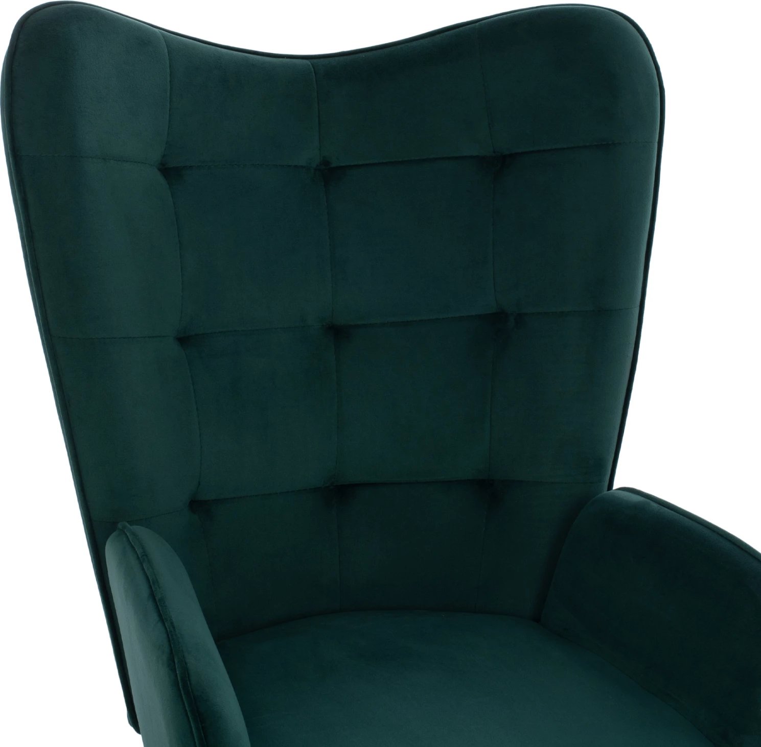 Fotelje CRAWLEY me tabure, ngjyrë cypress velvet FH8918.03