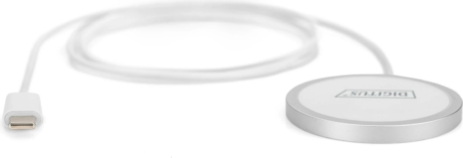Karikues wireless Digitus, MagSafe, 15W, i bardhë