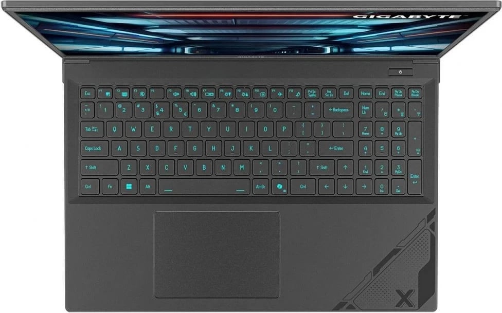 Laptop Gigabyte G6X 2024, i7-13650HX, 16GB RAM, 1TB + 1TB SSD, RTX 4060, 16"-165Hz, pa OS, ngjyrë e zezë