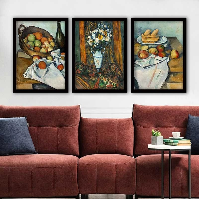 Pikturë dekorative me kornizë (3 copë), Wallity, 3SC_UN2035671_3545