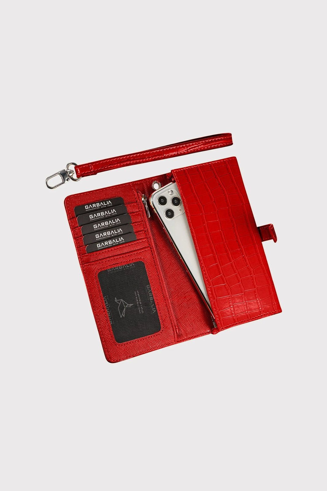 Portofol për gra, Croco i kuq, Zoozie Bags Astana