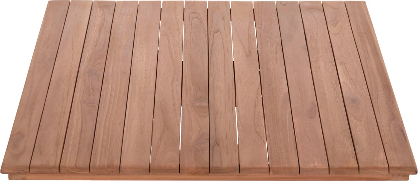 Sipërfaqe tavoline katrore, dru tik natyral, 70x70x4cm