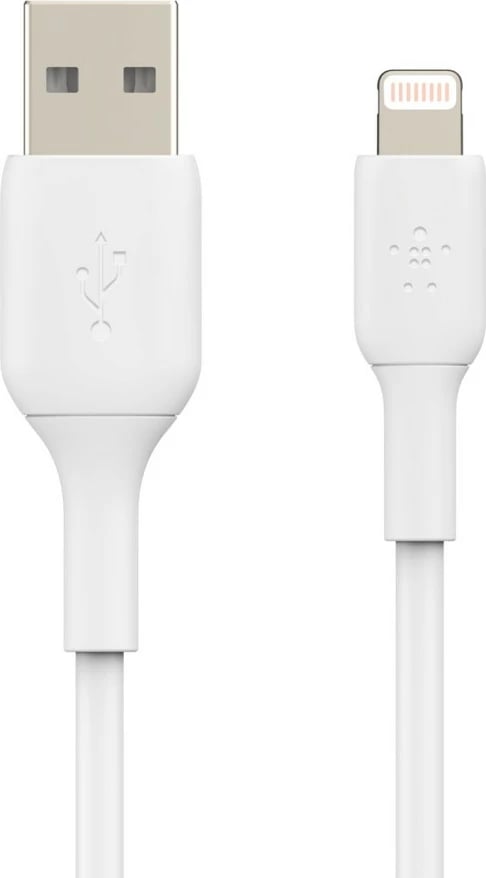 Kabllo Belkin CAA001BT0MWH, 0.15 m, Lightning, USB A, Bardhë