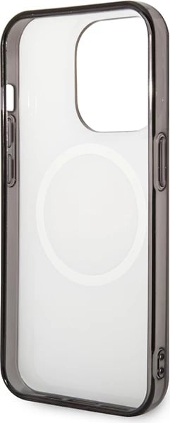 Mbështjellës Ferrari Combi MagSafe për iPhone 14 Pro 6.1", i zi