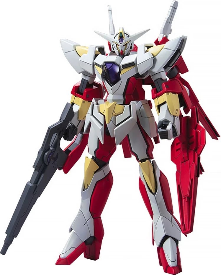 Figurë koleksionuese BANDAI HG 1/144 REBORNS GUNDAM, Bardhë, Kuq, Verdhë