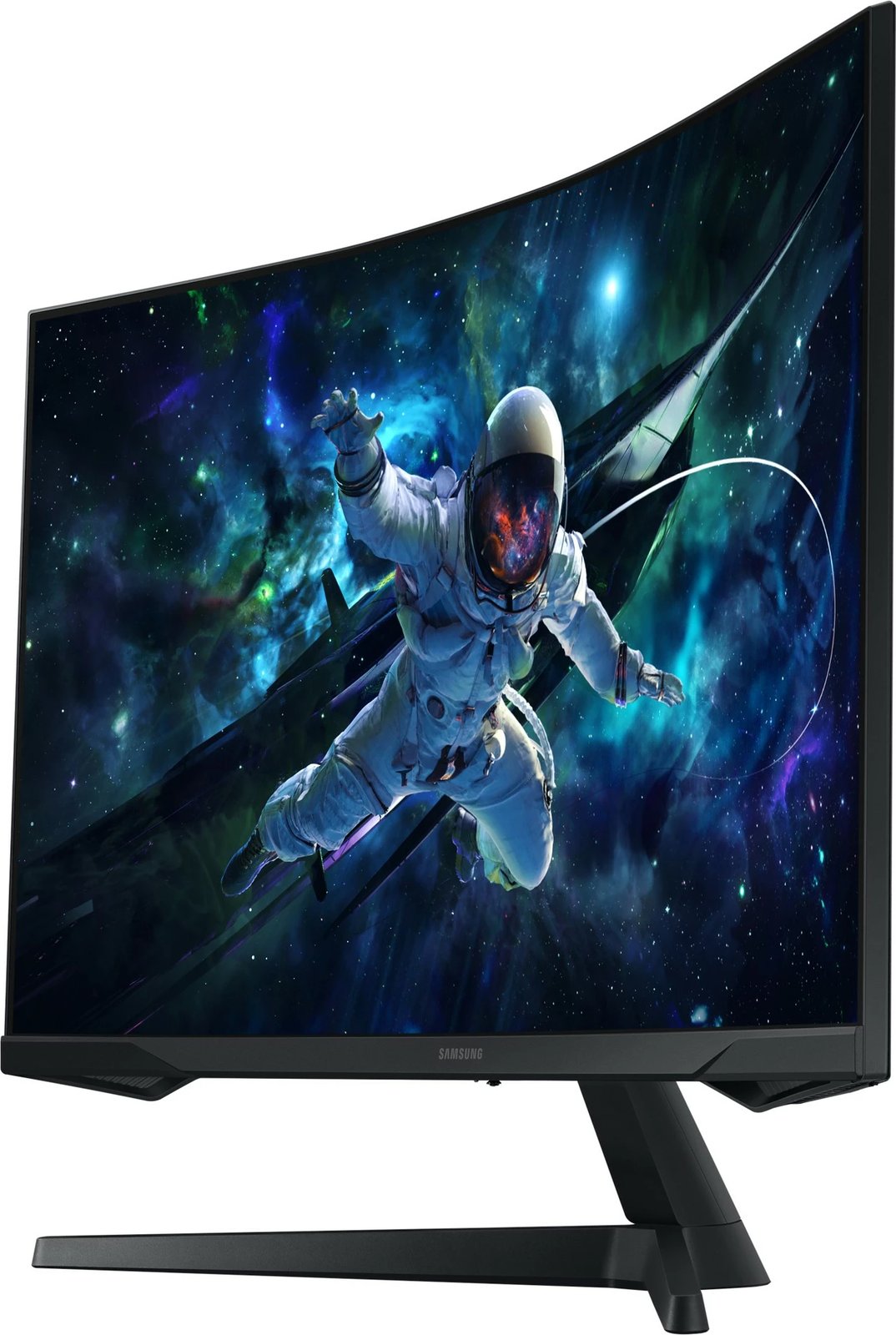 Monitor Samsung S32CG554EU, 32", 2560 x 1440 pixels, Wide Quad HD, LED, 1 ms, e zezë
