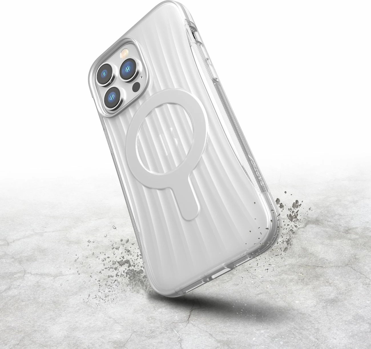 Mbështjellës Raptic X-Doria Clutch Case për iPhone 14 Pro Max me MagSafe, transparent