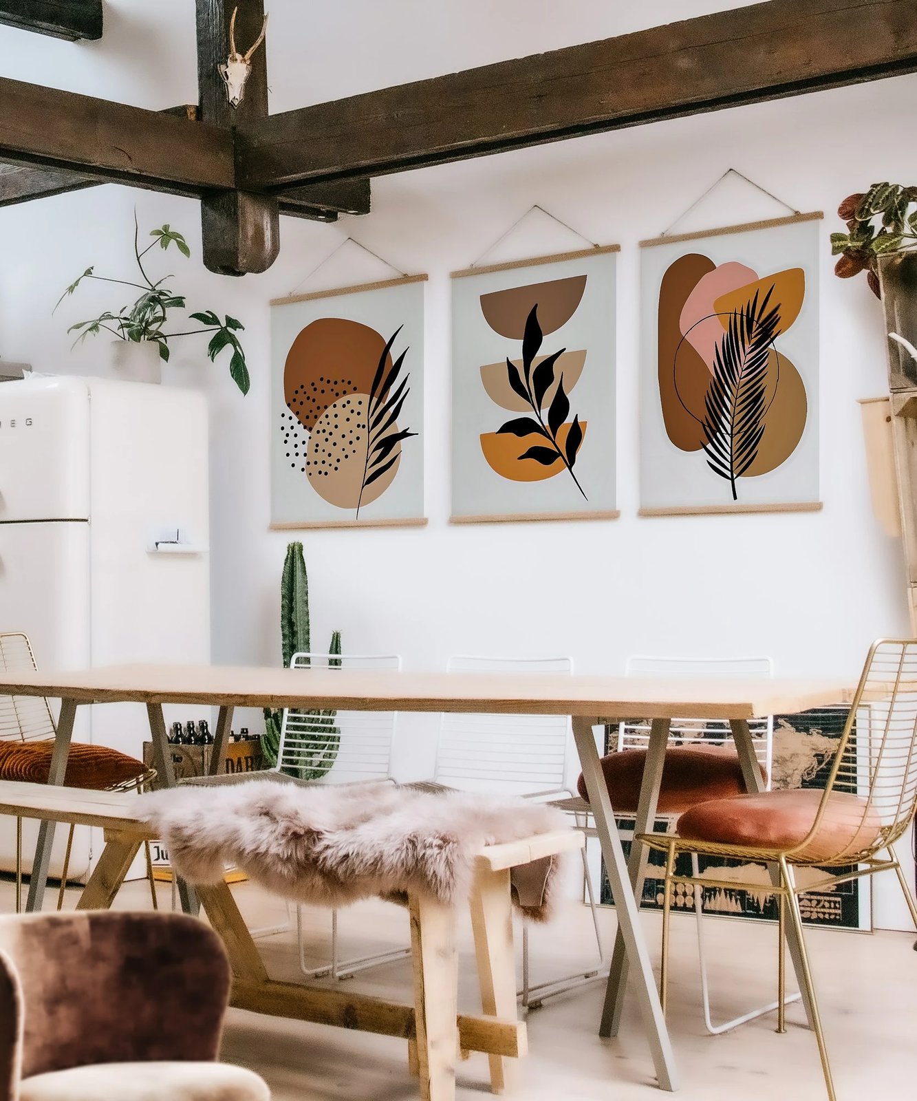 Pikturë dekorative me kornizë (3 copë), Wallity, SRG04