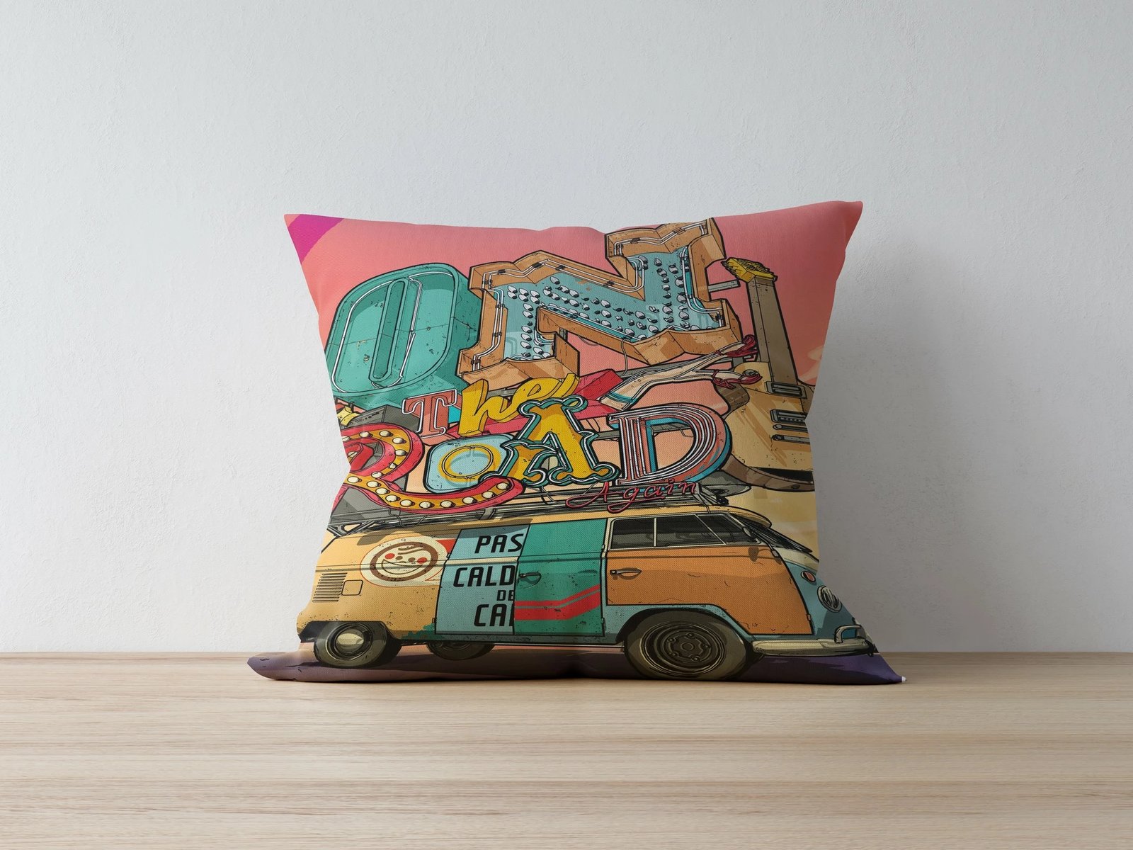 Jastëk dekorativ Aberto Design, a1057, shumëngjyrësh, 43x43cm