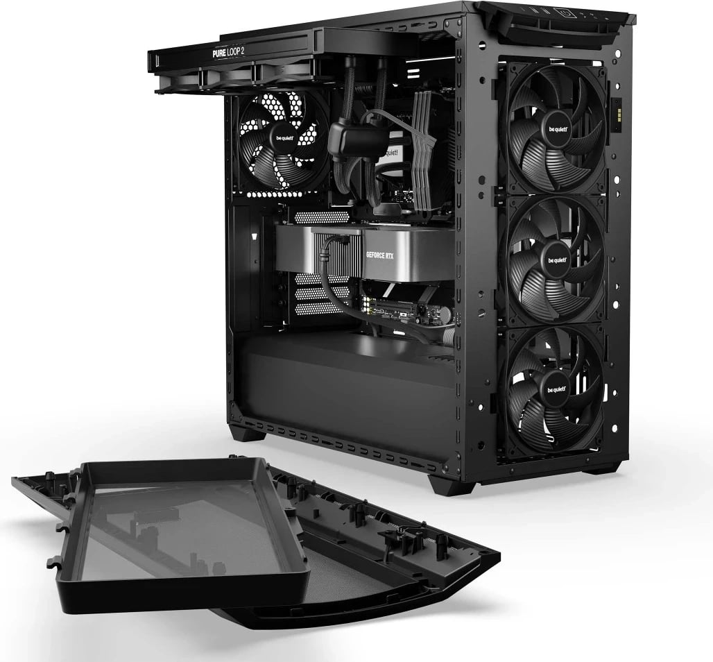 Kasë be quiet! Shadow Base 800 DX, e zezë