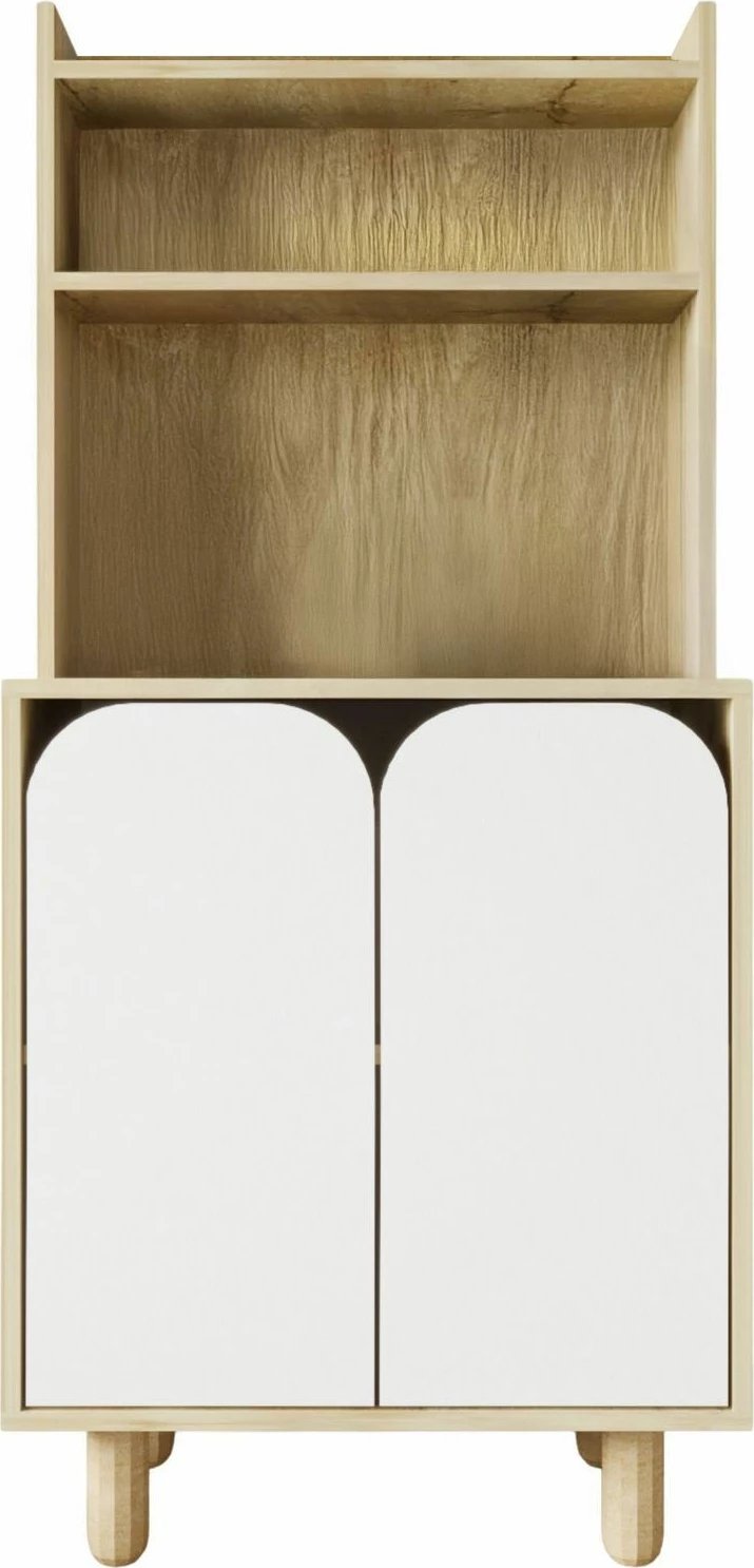 Dollap shumëpërdorimësh Skye Decor, Parma 2, ngjyrë lis safir dhe e bardhë