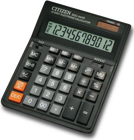 Kalkulator Citizen SDC-444S, i zi