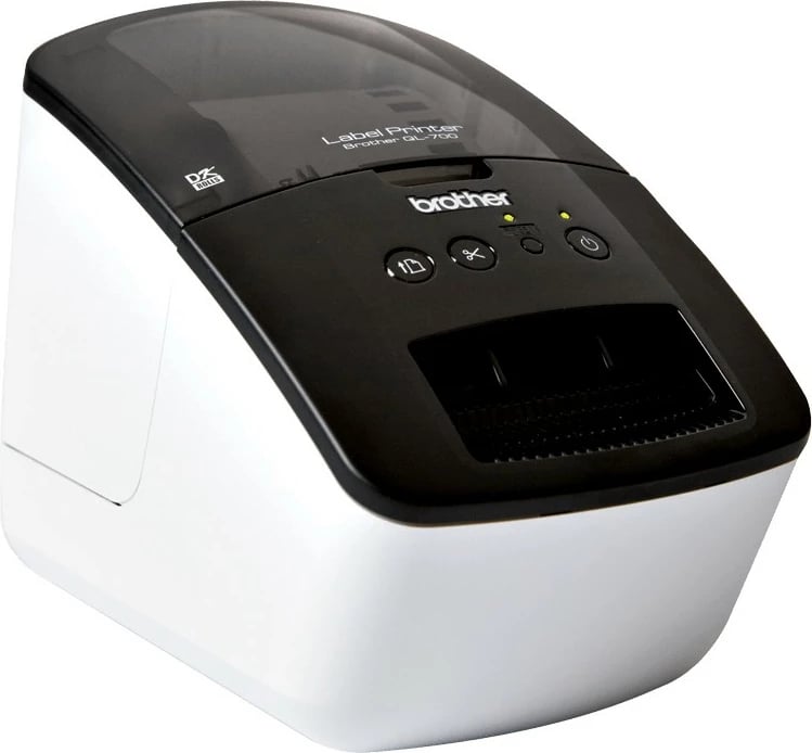 Printer etiketa Brother QL-700, direct thermal, 300x300 DPI, 150mm/sec, zi/bardhë