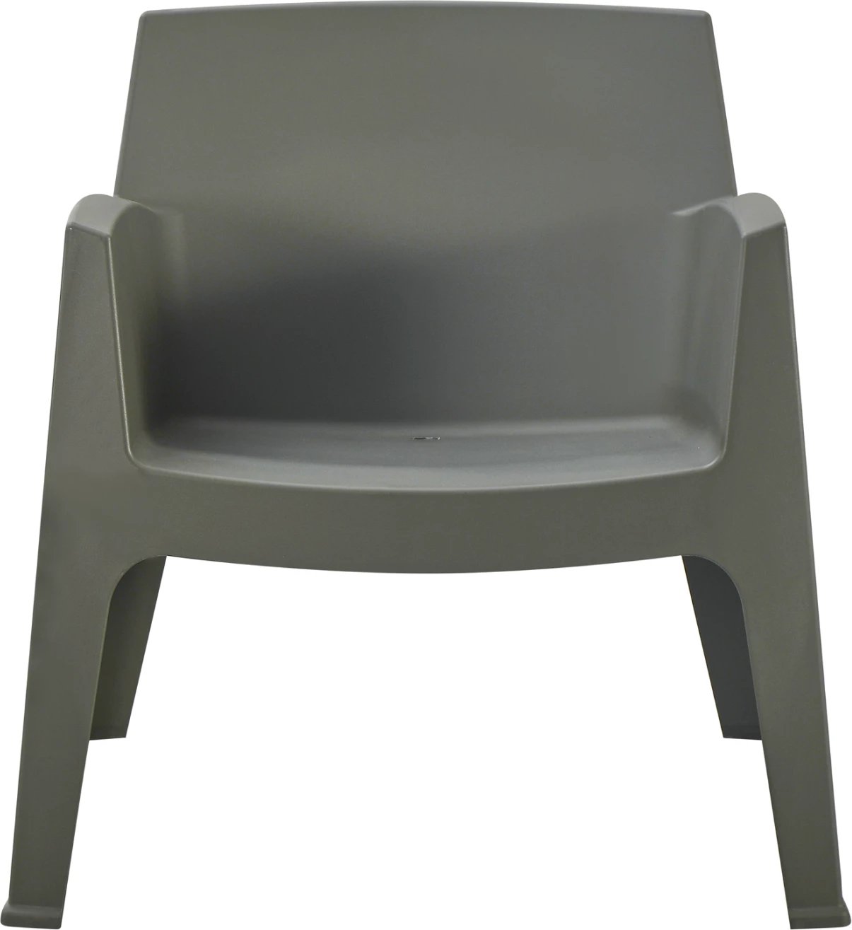 Karrige lounge polipropileni SLEEK, ngjyrë ulli e errët, FH6365.05, 62.5x48.5x73Hcm