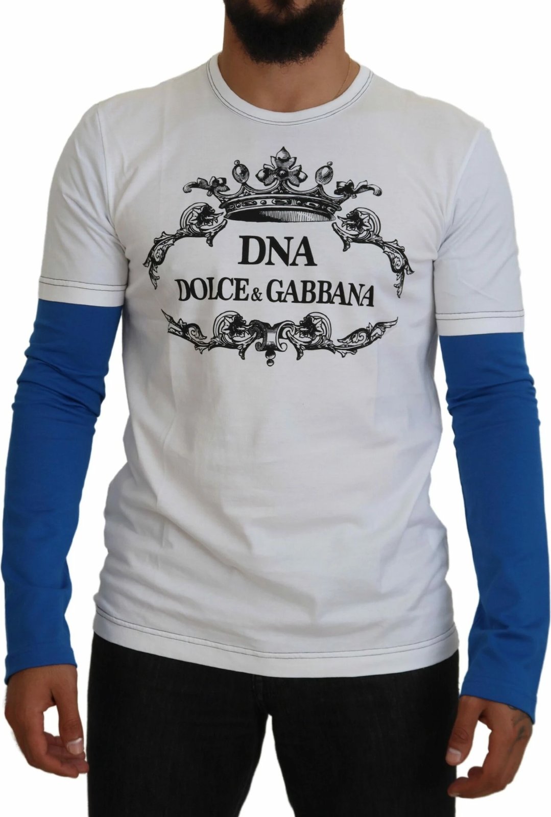 Bluzë për meshkuj Dolce & Gabbana, e bardhë 