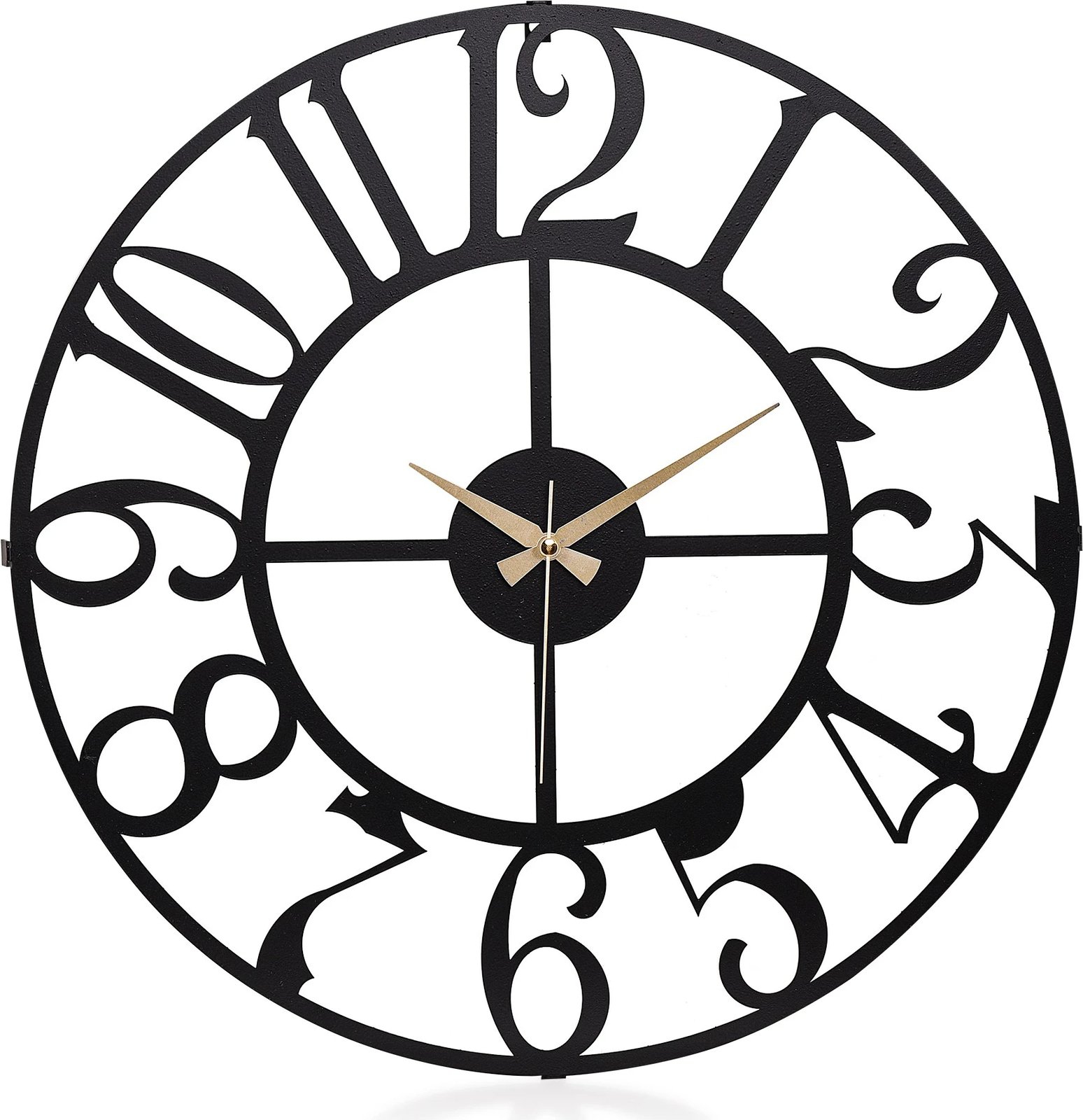 Orë muri dekorative metalike Wallity, Bonni New, e zezë