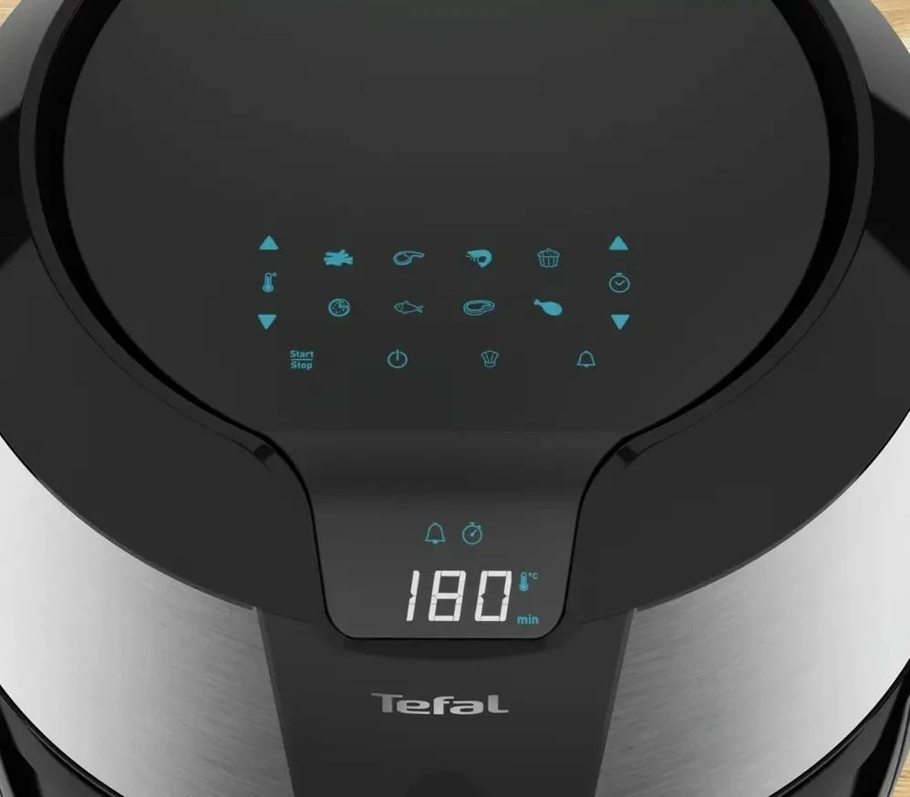 Frytkownicë Tefal Easy Fry EY701D15, 5L, e zezë-argjendtë