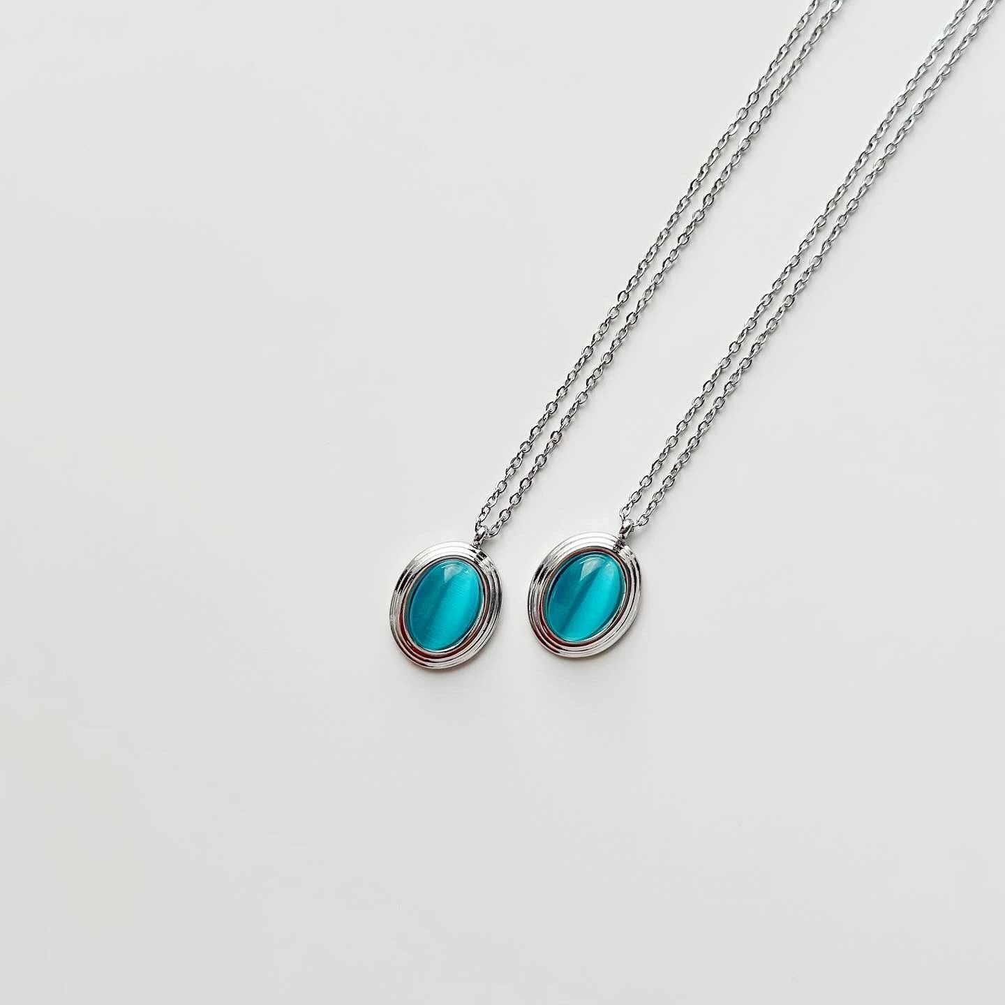 Vathë çeliku Jumeon, ngjyrë turquoise dhe argjendi