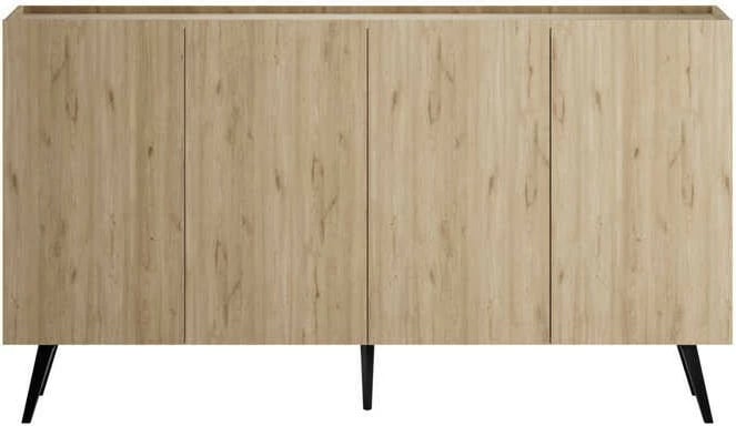 Konsolë Hanah Home, Kns-740-Ff-2, ngjyrë lisi