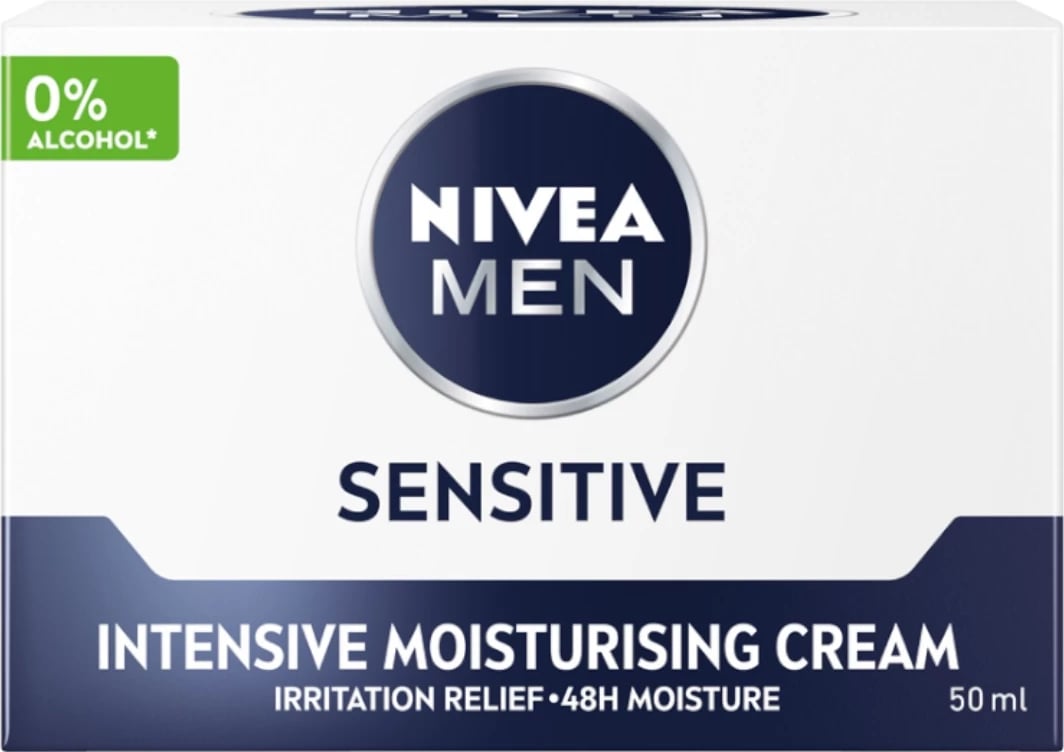 Krem fytyre hidratues për meshkuj Nivea Men Sensitive Soothing Moisturizing Cream 50ml