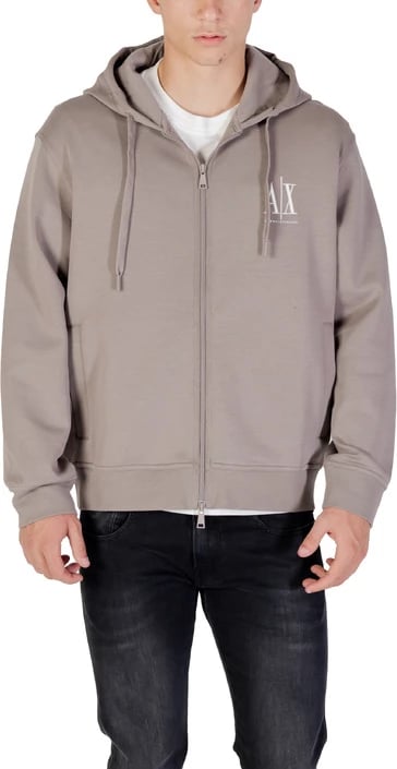 Duks me kapuç Armani Exchange, meshkuj, gri