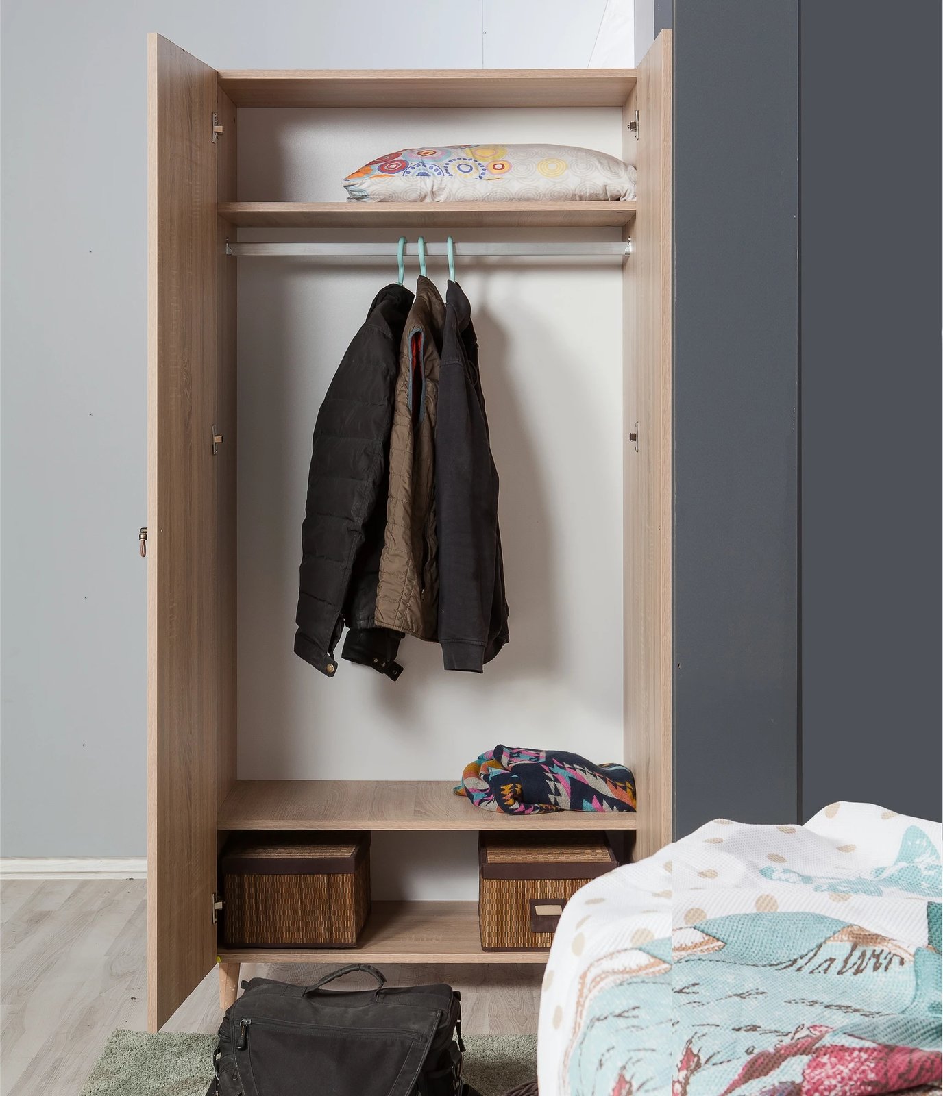 Dollap Hanah Home, Stil - 727, ngjyrë lisi Sonoma