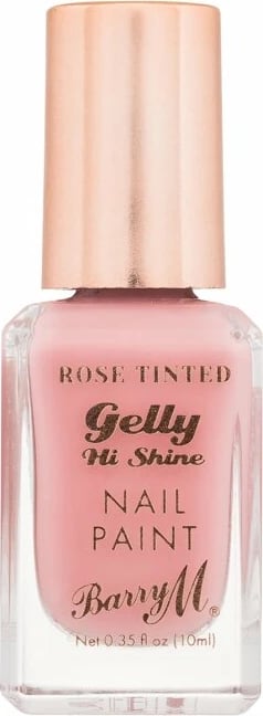 Llak për thonj për femra Barry M Gelly Hi Shine Eden Rose, rozë, 10ml
