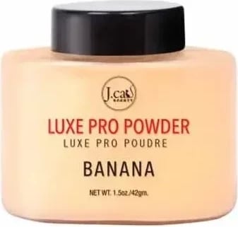Pudër matifikuese J.CAT BEAUTY Luxe Pro Banana 42g