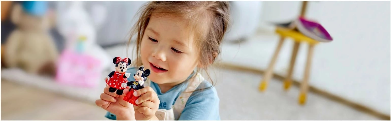 Set ndërtimi LEGO DUPLO Disney 10941 Birthday Train, Mickey & Minnie Mouse, 22 pjesë, për fëmijë, shumëngjyrësh Set ndërtimi LEGO DUPLO Disney 10941 Birthday Train, Mickey & Minnie Mouse, 22 pjesë, për fëmijë, shumëngjyrësh