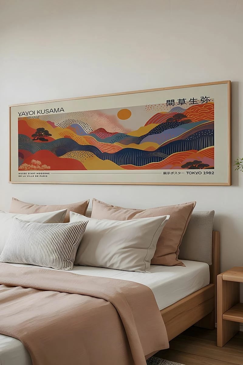 Pikturë dekorative me kornizë, Wallity, Artsmdfyty22-50120, shumëngjyrëshe, 50x120cm