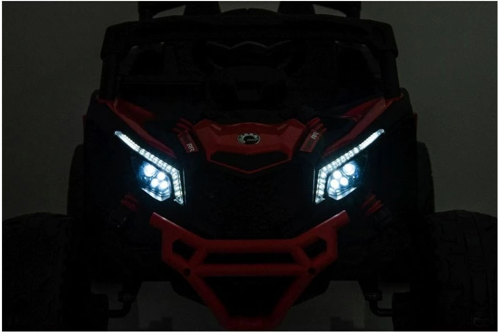 makinë elektrike për fëmijë, BABY MIX, Buggy Hornet, 12V 7Ah, 2x25W, e kuqe