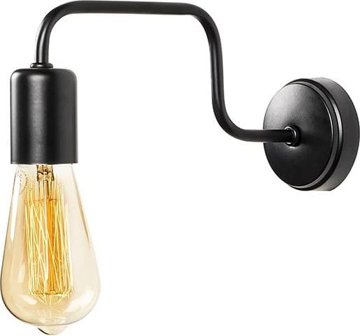 Llambë muri PWL-0053, ngjyrë e zezë, 28x4x11cm