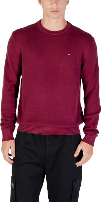 Xhemper për meshkuj Tommy Hilfiger Jeans bordeaux