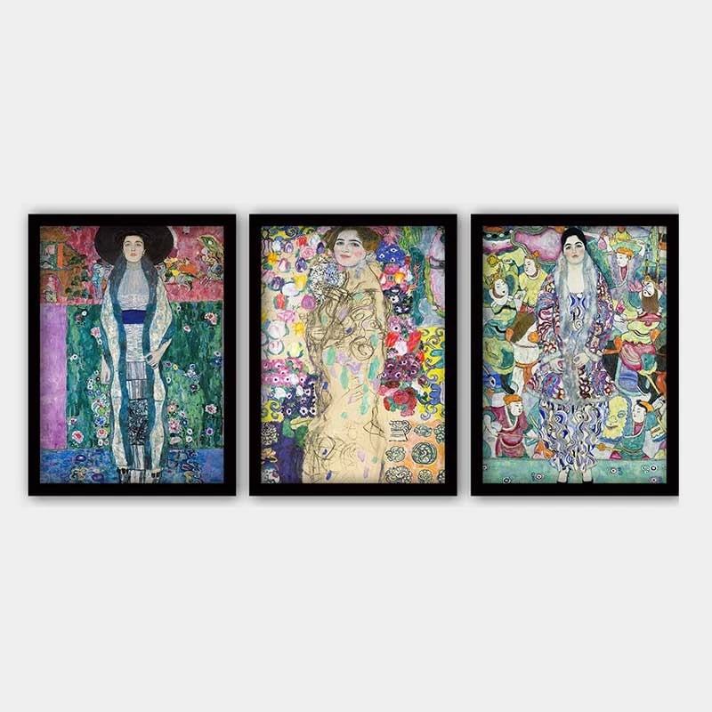 Pikturë dekorative me kornizë (3 copë), Wallity, 3SC_UN3847975_3545