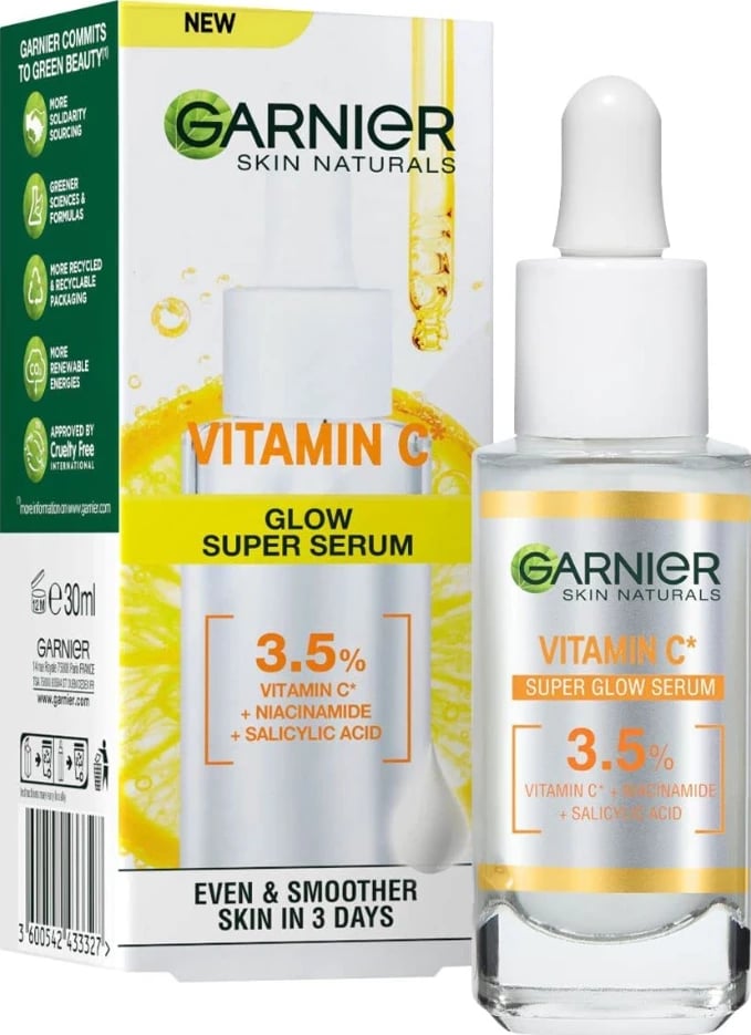 Serum Garnier Vitaminc C Glow Super, 30 ml
