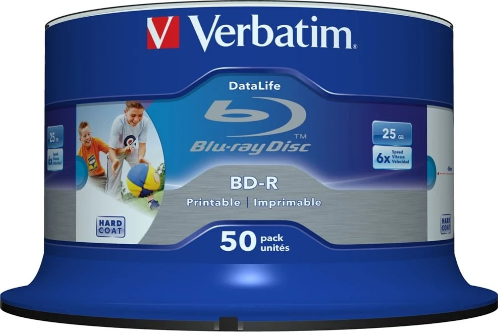 Disk Blu-Ray Verbatim 43812 BD-R 25 GB 50 copë