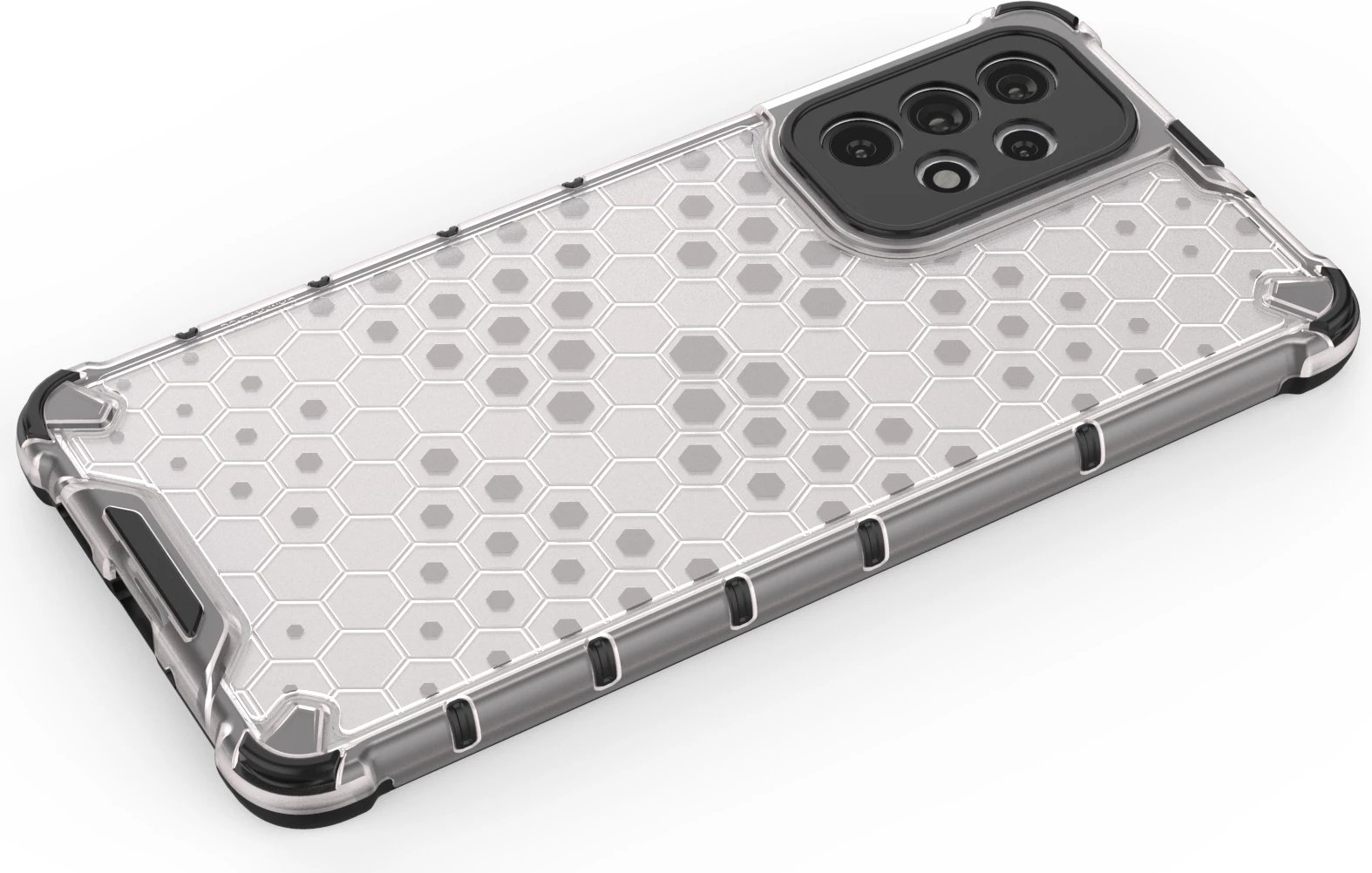 Mbështjellës Hurtel Honeycomb për Samsung Galaxy A73, i zi