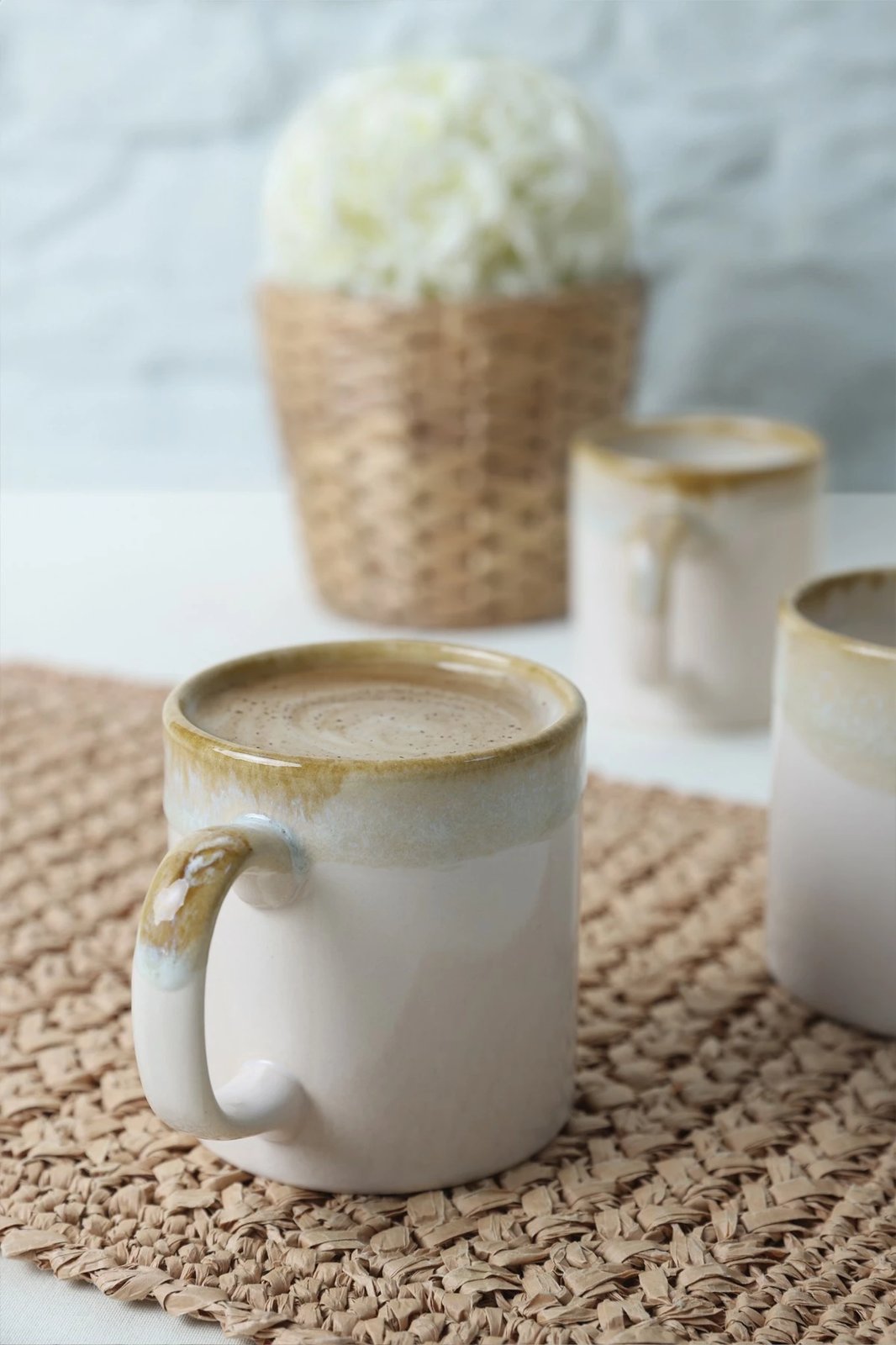 Set filxhanash (6 copë), ngjyrë rëre, Hermia Concept, X00017776 Set filxhanash (6 copë), ngjyrë rëre, Hermia Concept, X00017776