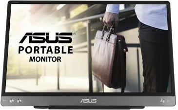 Monitor portabël Asus ZenScreen MB14AC 14" TFT/LCD, klasa energjisë B, 1 kg, e zezë/gri