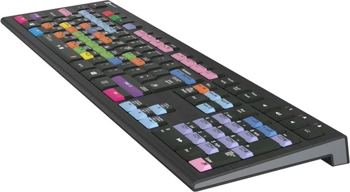 Tastierë LogicKeyboard FL Studio Astra 2, UK, USB, ndriçim i bardhë, e zezë