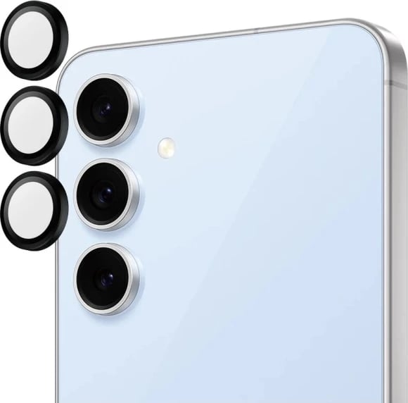 Mbështjellës kamerash PanzerGlass Hoops për Samsung Galaxy S23 FE, Zi