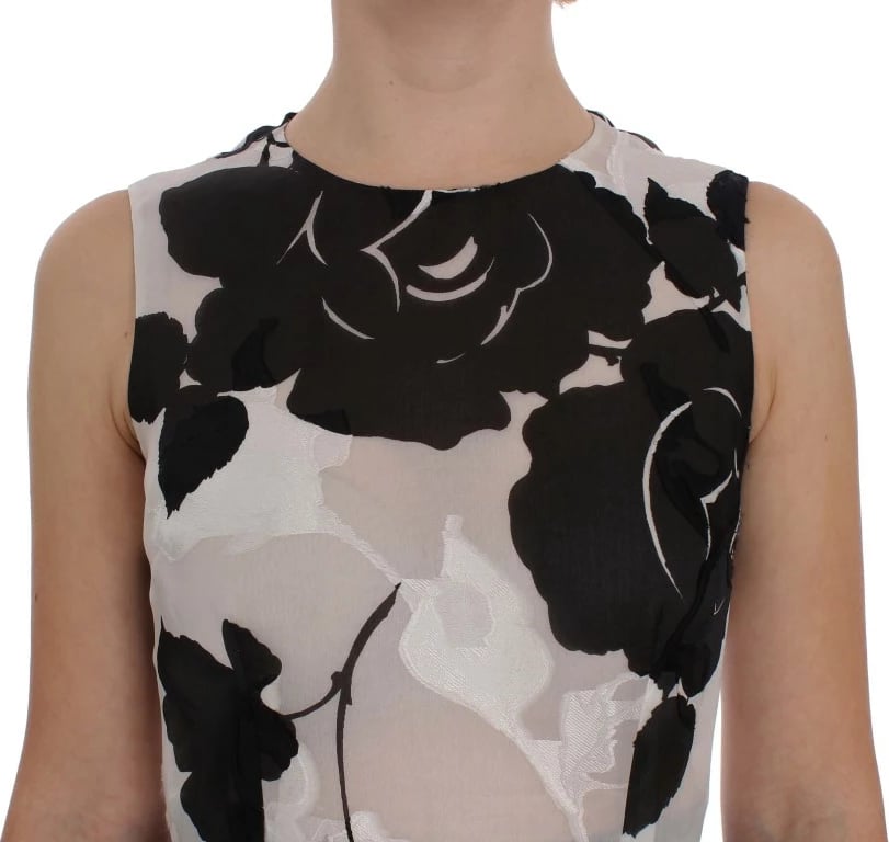 Fustan solemn për femra Dolce & Gabbana, i zi / i bardhë